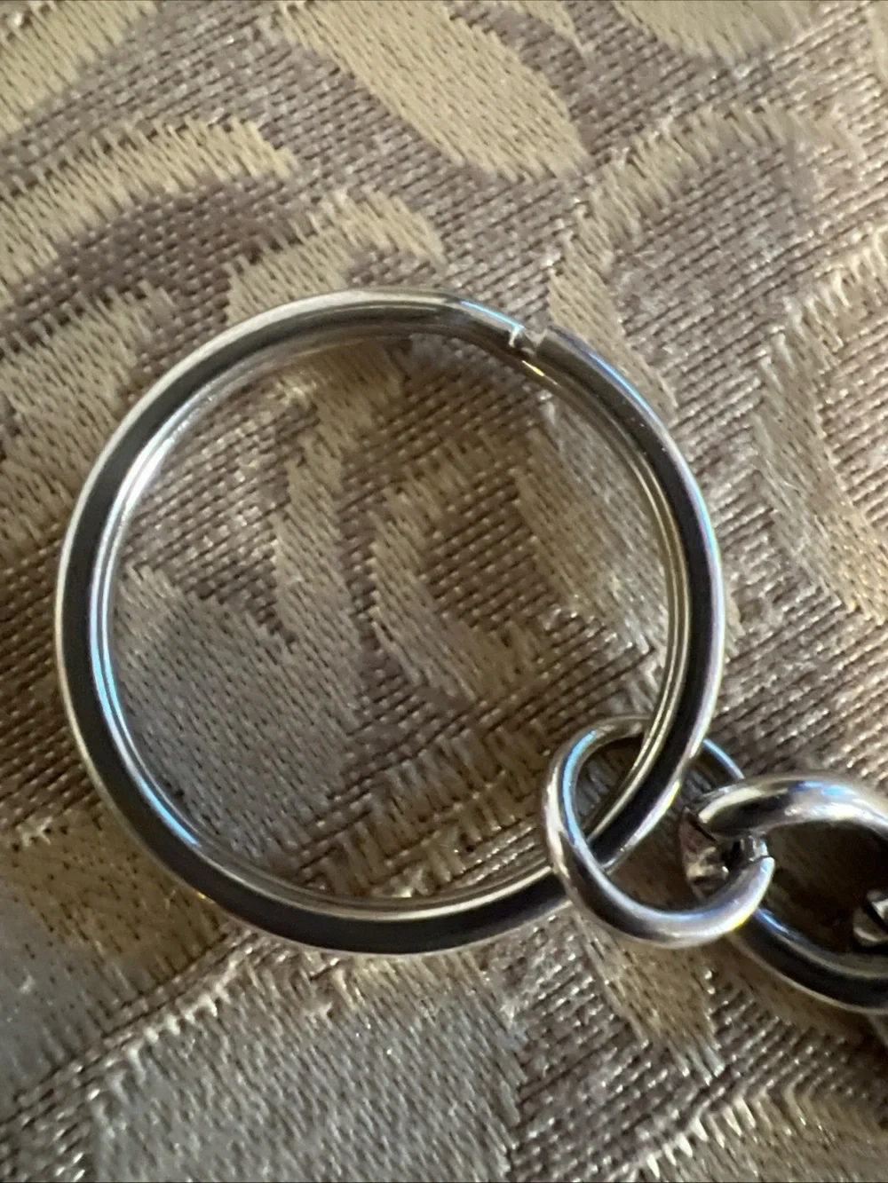 Pewter Keychain: Wolfgang Amadeus Mozart Music Notes